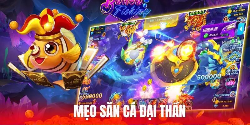 Mẹo hay chinh phục thành công săn cá Đại Thần