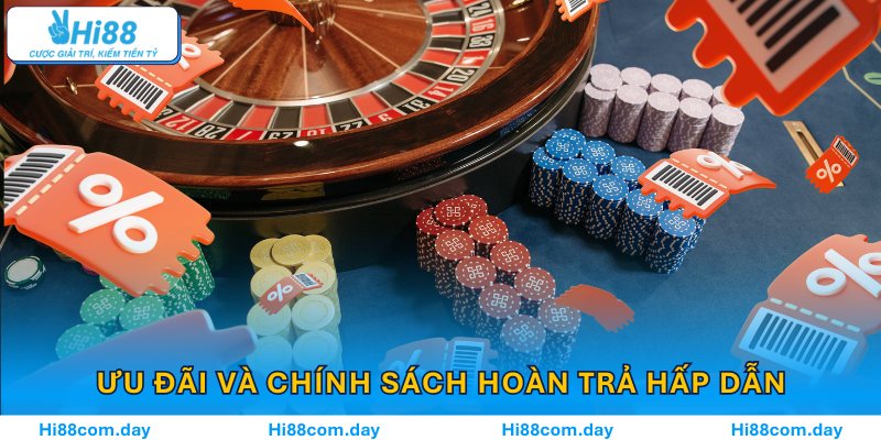 Nhà cái Hi88 tung ưu đãi và chính sách hoàn trả hấp dẫn
